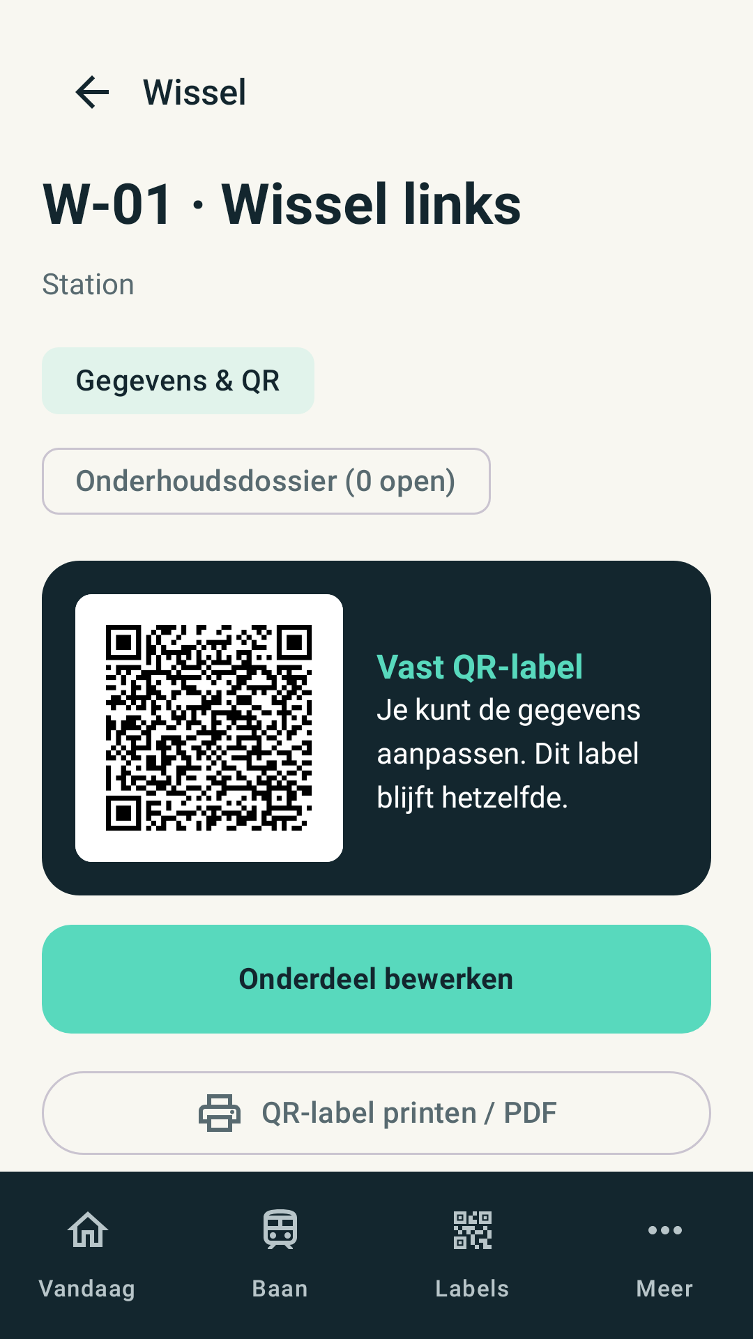 Vast QR-label